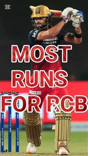 Most Runs in Royal Challengers Bengaluru History 🤯| The Untouchable RCB Record 👑