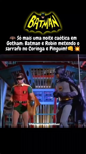 Fabrício Paiva on Instagram: "📺 Batman (também conhecida como "Batman e Robin") (1966) 🦇 🎥 Gênero: Aventura, Comédia, Super-heróis 📅 Exibição Original: 12 de janeiro de 1966 a 14 de março de 1968 📍 Emissora: ABC (EUA) | SBT, Fox, FX, TCM, Rede Brasil (Brasil) 🎬 Temporadas: 3 (120 episódios, 60 histórias divididas em 2 partes) ⏰ Duração: ~25 minutos por episódio 🎨 Estilo: Camp, humorístico, sátira consentida 🦸 Baseado em: Personagens de Bob Kane (DC Comics) 🎥 Produtores: William Dozier, 