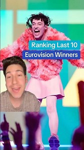 Ranking the Last 10 Eurovision Winners #esc #eurovision #eurovisionsongcontest #eurovision2025