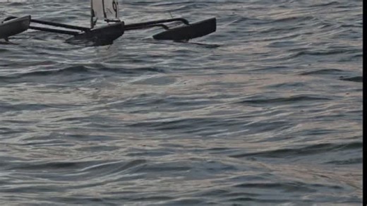 Mini40 on Instagram: "Sundowner struggle. Mini 40 trimaran sailing"