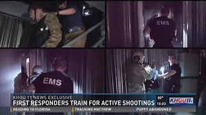 First responders train for active shooting situations