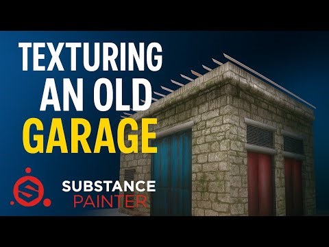 How to Texture an Old Garage in Substance Painter (Step-by-Step Guide)