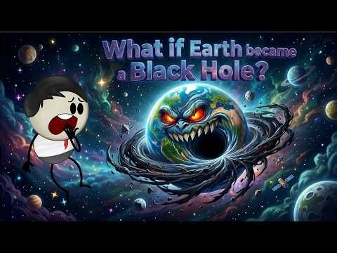 What if Earth became a Black Hole? + more videos | #aumsum #kids #space