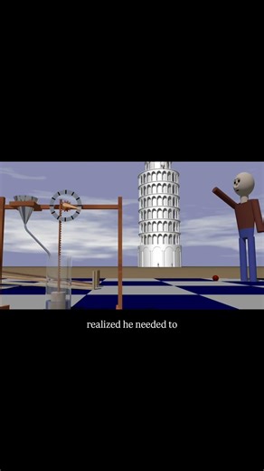 How Galileo Galilei observe falling objects #galileogalilei #physics #physicsexperiments #science
