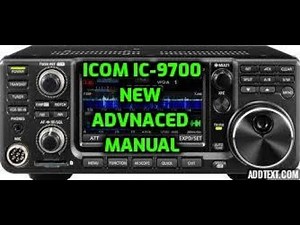 ICOM IC-9700 New Advanced Instruction Manual -02/07/2021 download link