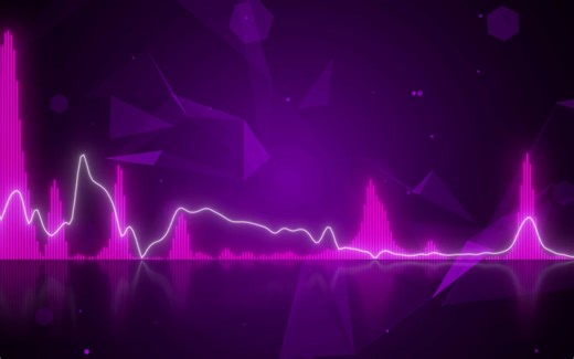 动感音乐律动线条跳动视频素材唱歌舞台