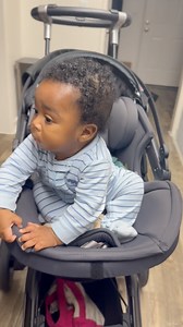 We can no longer sit in the stroller… I have a Velcro baby so I normally sit him in the stroller or bouncer while I cook, clean, or organize in the kitchen. Now I have to strap him in 😭 he won’t sit back. JJ just turned 6 months and he loves to roll over and sit up 💙 #fblifestyle #boymom #babiesoffacebook | Monique Lashawn