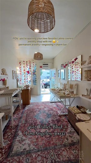 Open up Forth Unit with me 🗝️✨ permanent jewelry • engraving • charm bar ⚡️& so many ready to wear pieces ✨🌸 📍 Forth Unit 4617 Valley Blvd, Los Angeles, CA 90032 ⏰ Shop Hours: TUESDAY TO FRIDAY 10am-4:30pm Saturday Sunday 11AM–5PM Serving our besties near El Sereno, Boyle Heights, East LA, Highland Park, Alhambra, Monterey Park, South Pasadena, Pasadena, Montebello & nearby 💌✨ Come get sparked today ⚡️ #fy #goodmorning #jewelrybusiness #losangeles #fyp Latina owned jewelry shop in Los Angele