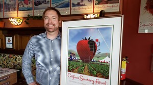 California Strawberry Festival poster winner creates monument to annual Oxnard event