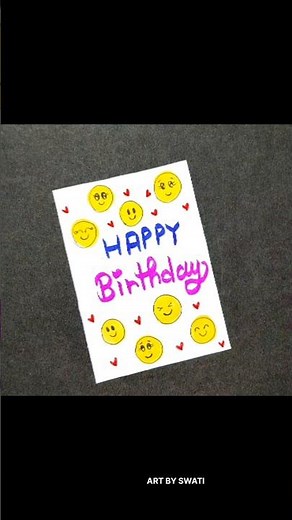 Happy Birthday Card | Card Making for Bestfriend#shorts #diy #card #happybirthday #shortvideo #viral