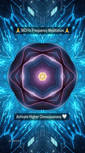 963 Hz Frequency is a POWERFUL meditative frequency to boost intuition, connect with God & raise consciousness. 💚 #solfeggiofrequencies #963hz #meditation #meditationmusic #sleepmusic #healingtones #relaxation #visualart #5dwaves | 5D Waves