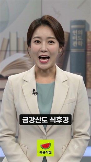 금강산도 식후경 #고품격한국어