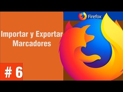 Como importar y exportar marcadores en mozilla firefox