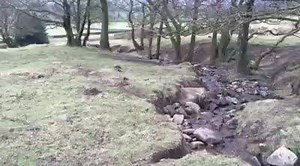 Gently manoeuvring a thumping hardtail up a wet gully. | Chris Akrigg