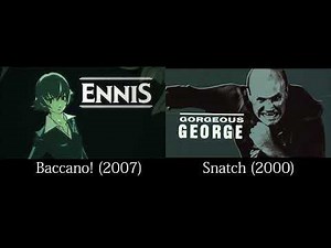 TIL the opening of Baccano! (and later Durarara!) was inspired by the opening titles of the 2000 Guy Ritchie film Snatch.
