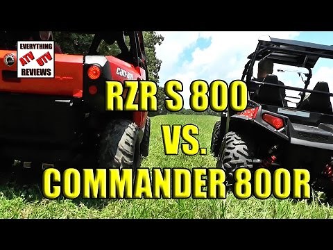Rzr S 800 and Can Am Commander 800 COMPARISON (Full Version)