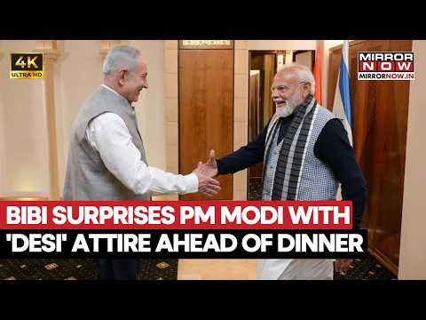Netanyahu Surprises PM Modi With Desi Attire Ahead Of Dinner As India-Israel Advance Bilateral Ties