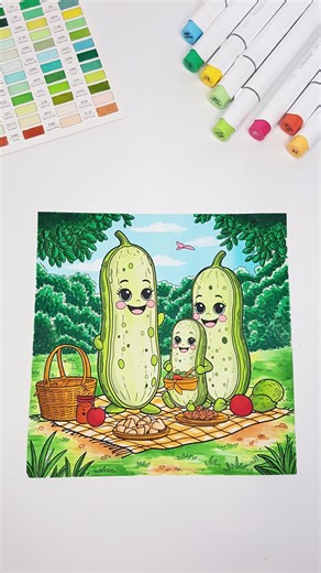 41 Cute Pickles Coloring Pages | Printable Pack | Funny Food Characters | Adorable Pickles Living Life | Instant Download - Etsy