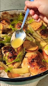 Easy Sheet Pan Chicken Thighs with Orange & Fennel