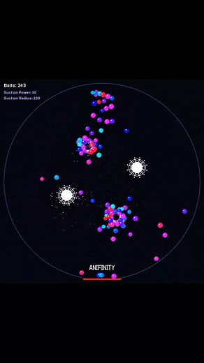 1.8K views · 16 reactions | White holes spawn new balls, black holes eat them  #reels #physics #chaos | Sadeeq Hasan | Facebook