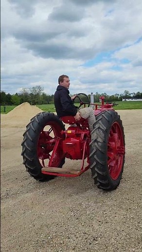Just finished up this 1937 Farmall F-12! #tractorvideo #farmequipment #farmall