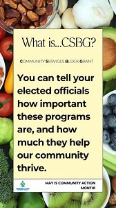 CSBG money is important. Tell us your stories about how these programs have impacted you and your loved ones! Send us a message or comment below. | Community Action | Facebook