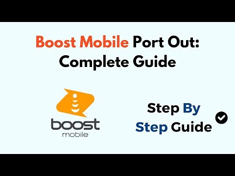 Boost Mobile Port Out: Complete Guide
