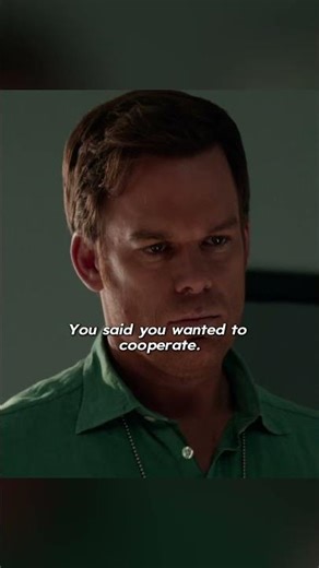 Dexter craves revenge.