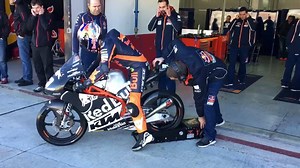 20K views · 313 reactions | First exit for Nicco23 with the Red Bull KTM Ajo bike at Circuit de la Comunitat Valenciana Ricardo Tormo KTM Factory Racing MotoGP | Red Bull KTM Ajo | Facebook