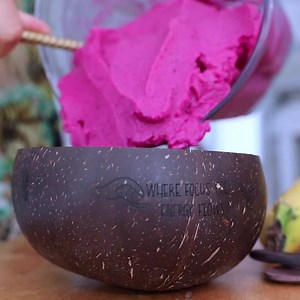 It's not a smoothie bowl unless it's served in a Coconut Bowl. Join Earthy Andy and our coco community and turn your meals into masterpieces. 🥥 | Coconut Bowls