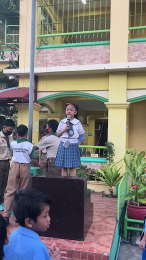 Galing galing nga mga pupils ko 👏👏👏👏 yung memorize nya yung script nya emcee Chloe