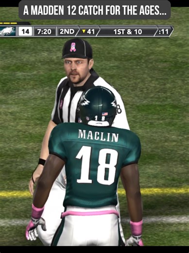 An ALL-TIME Madden 12 Catch 🥶 #nfl #nflplayoffs #madden #football | football