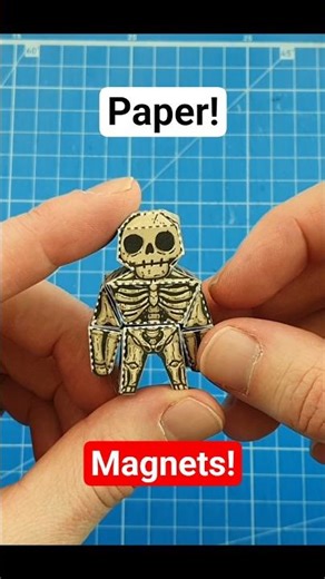 D&D Magnetic Skeletons SNAP! 🧲 | Papercraft Miniatures