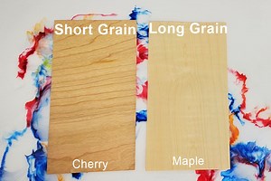 Short Grain and Long Grain Wood Directions | Real Wood Paper