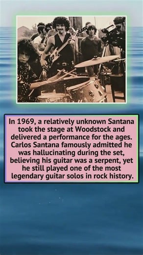 In 1969 the legendary performance of Santana at Woodstock