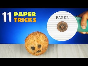 11 Awesome Paper Tricks || Science Experiments With Paper