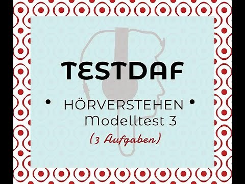 TestDaf | Hörverstehen (3) | Musterprüfung | NEU