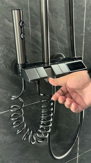 Luxury LED Rainfall Shower System | Modern Bathroom Upgrade 2026