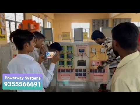 Solar Energy Trainer || Solar Technician Lab || Demo @powerwaysystems
