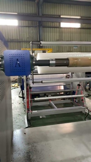 Testing Bubble film machine 1250mm