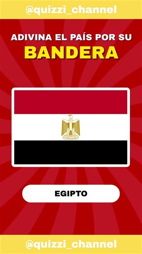 🚩 Adivina el país por su bandera (Nivel fácil) #quiz #trivia #shorts