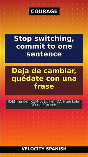 Spanish Learning: 5 Essential Courage Phrases 🇪🇸