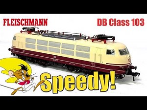 SPEEDY! Fleischmann 103 Electric Loco is a fast one! - Model Railway Locomotive Review