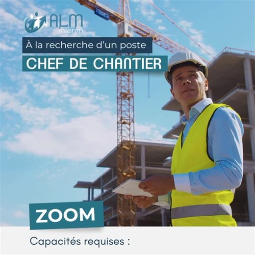 🔨 Focus métier : Chef de Chantier TP 🚧 Chez ALM Intérim, nous savons que derrière chaque grand projet de travaux publics se cache un chef de chantier compétent et organisé. Mais en quoi consiste vraiment ce rôle clé ? 👉 Le chef de chantier, c’est : Esprit d’équipe, fédérer et collaborer avec l’ensemble des intervenants sur le chantier. Autonomie, être capable de prendre des décisions et gérer le chantier sans supervision constante. Rigueur, veiller au respect des normes, des délais et de la q