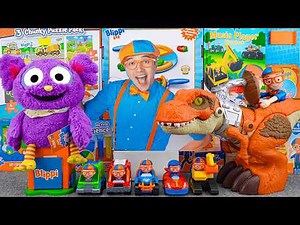64 Minutes Satisfying with Unboxing Cute Blippi Dinosaur Park Toys Collection ASMR | Review Toys