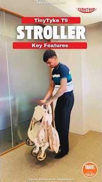 TinyTyke T9: Smart, smooth Key features! Built for comfort, made for every ride #tinytyke #stroller
