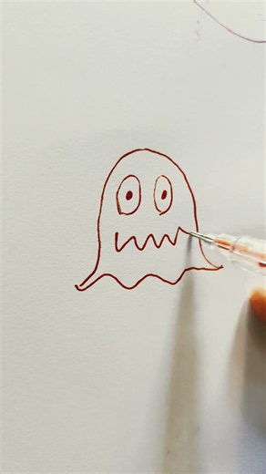 How to draw a crying ghost Tutorial #drawing #sketch #art #howtodraw #ghost