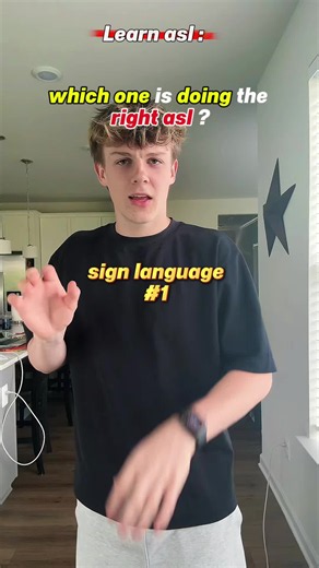 which one is doing the right asl ?❤️‍🔥 #asl #signlanguage #learnasl #see