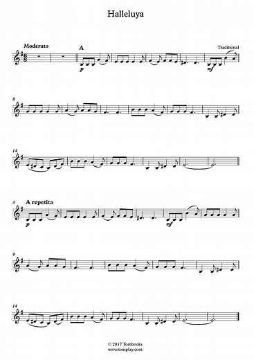 Alléluia (Klezmer) (Traditionnel) - Partition Clarinette