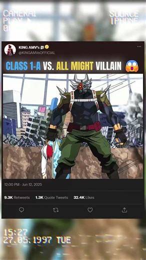 CLASS 1-A VS. ALL MIGHT VILLAIN 😱 | #myheroacademia #edit #mha #amv #anime